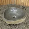Product image 4 of the product “Sink / washtafel of riverstone in a open carton about 45cm diameter 45 cm”